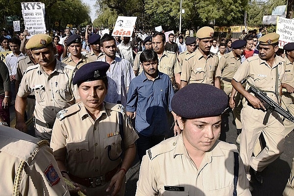 Kanhaiya Kumar and Umar Khalid (Arun Sharma/Hindustan Times via Getty Images)