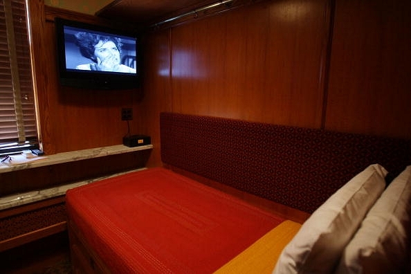 A pod hotel room in New York (Photo by Spencer Platt/Getty Images)