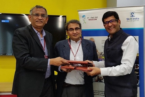 NASSCOM signing an MoU with IIT Madras (@NasscomFS/Twitter)