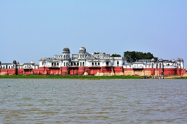 A view of the Neermahal in the middle of the Rudrasagar lake. (Photo by Nimai Debbarma via Wikipedia)