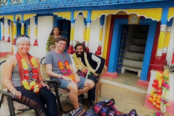 Foreign tourists at a homestay in Rudraprayag, Uttarakhand. (Photo by Uttarakhand Tourism via Facebook)