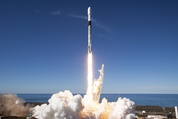 A capture of Falcon 9’s launch (@SpaceX/Twitter)