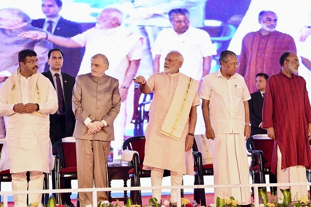 Prime Minister Modi inaugurating the new refinery complex at BPCL Kochi (Image: <a href="https://twitter.com/narendramodi">@<b>narendramodi</b></a>/twitter)