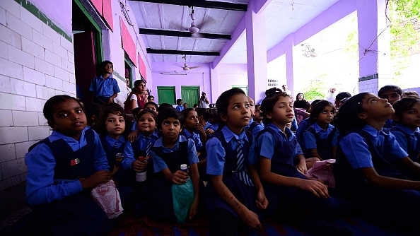 Representative image of children studying at a school in Delhi (Pradeep Gaur/Mint via Getty Images)