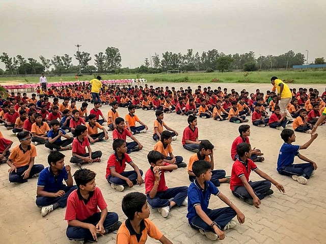 Students At The Kalinga Institute of Social Sciences (Picture Credits-Facebook)