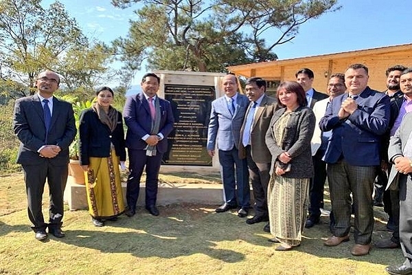 CM Conrad K Sangma inaugurating the project in the presence of political dignitaries (Pic via Press Information Bureau)