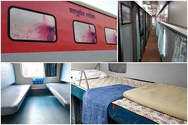 An overhauled Mumbai-Delhi Rajdhani as of now. (Image courtesy of twitter.com/RailMinIndia)&nbsp;