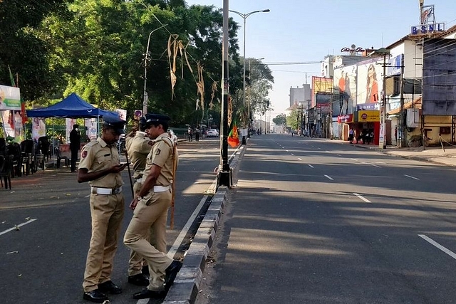 State wide hartal called by Sabarimala Karma Samiti in progress (Pic via Twitter)