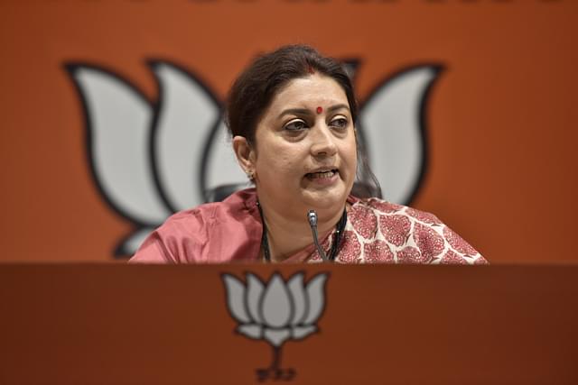 'Shabd Rahul Ke, Sanskaar Sonia Ke': Smriti Irani Slams Congress Over Srinivas BV's Remarks In A Video That's Going Viral