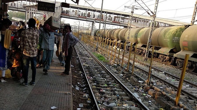 Dirty Indian train tracks. (representative image) (pic via Twitter)