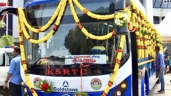 Kerala’s first e-bus (Pic: twitter)