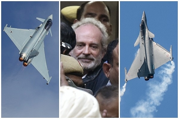 Eurofighter (left), Christian Michel, Rafale (right)&nbsp;