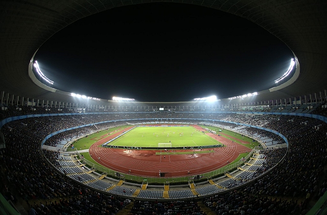 A FIFA U-17 Men’s World Cup match at the Vivekananda Yuva Bharati Statium - Salt Lake, in 2017 in, Kolkata India. (image via Facebook page- FIFA U-17 World Cup)