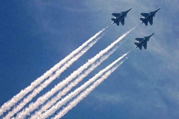 Sukhoi Su-30MKI fighter jets (Shekhar Yadav/India Today Group/Getty Images)