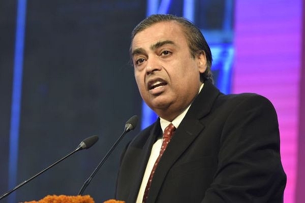 RIL chairperson Mukesh Ambani. (Sushil Kumar/Hindustan Times via GettyImages)