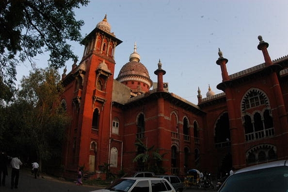 A view of the Madras High Court in Chennai, Tamil Nadu. (Photo by Hk Rajashekar/The India Today Group/Getty Images)