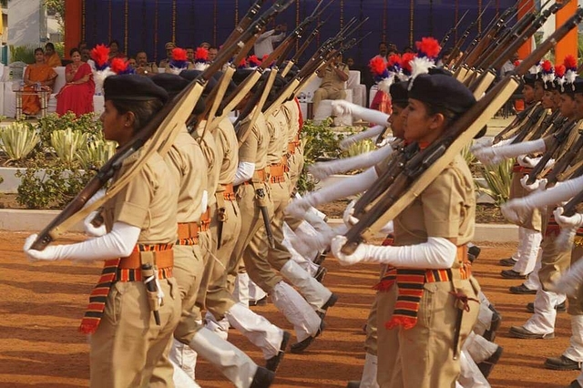 Gujarat police parade (@mpvadodara/Twitter)