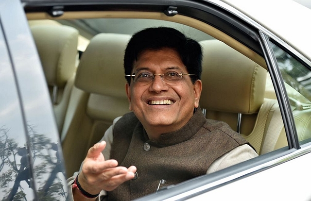 ‘Interim’ Finance Minister Piyush Goyal. (Sanjeev Verma/Hindustan Times via Getty Images)