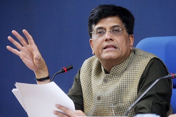 Interim Finance Minister, Piyush Goyal. (Sonu Mehta/Hindustan Times via Getty Images)