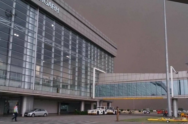 A view of the Chandigarh airport (@0172lovers/Facebook)