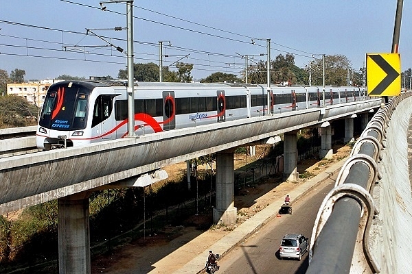 Delhi metro whose construction was overseen by E Sreedharan (Mohd Zakir/Hindustan Times via Getty Images)