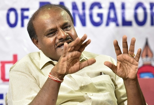 Karnataka Chief Minister H D Kumaraswamy (Arijit Sen/Hindustan Times via Getty Images)