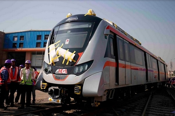 First rake of Ahmedabad Metro (@HariSolankiBJP/Twitter)