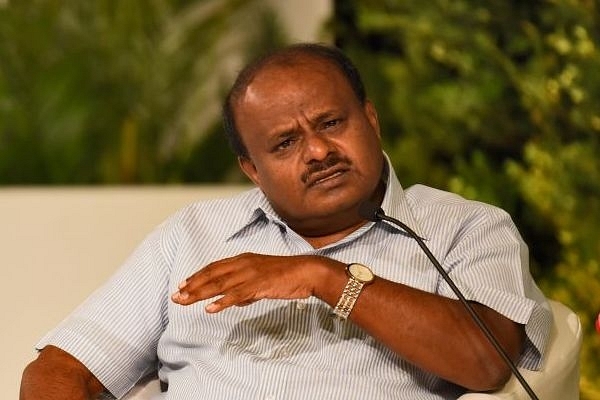 Chief Minister of Karnataka H D  Kumaraswamy  (Photo by Burhaan Kinu/Hindustan Times via Getty Images)