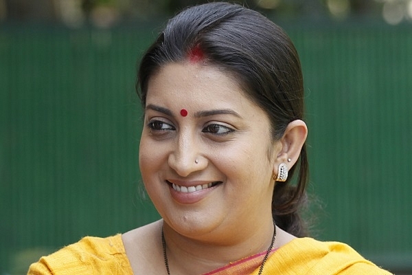 Union Textile Minister Smriti Irani (Raj K Raj/Hindustan Times via Getty Images)