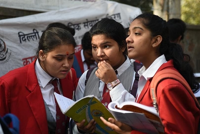 School Students in Delhi (@cbse.students.india/facebook)