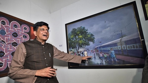 Union Railways Minister Piyush Goyal. (Burhaan Kinu/Hindustan Times via Getty Images)