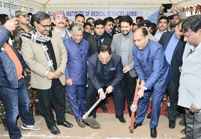 The ground-breaking ceremony under way (Image courtesy of twitter.com/PrajwalBusta). &nbsp;