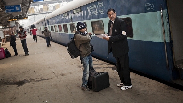 Representative image of a train at a railway station.