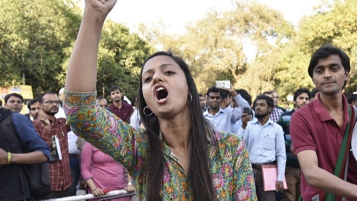 Controversial left-wing activist Shehla Rashid (Representative image) (Sanjeev Verma/Hindustan Times via Getty Images)