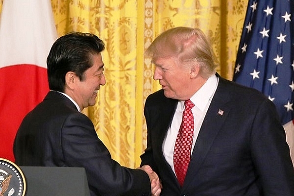 Left - Japanese Prime Minister Shinzo, Right - US President Donald Trump (内閣官房内閣広報室/Wikimedia Commons)