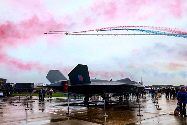 Concept model of Tempest Duxford Air Show (@BAESystemsAir/Twitter)