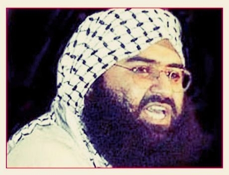 Jaish-e-Mohammad chief Masood Azhar (pic via Twitter)