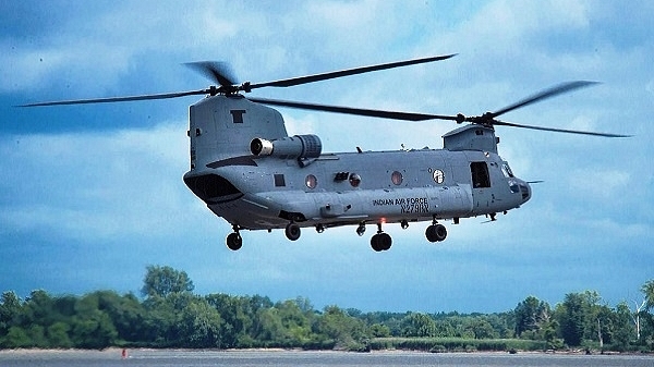 Indian Air Force’s Chinook helicopter (Pic Via Twitter)