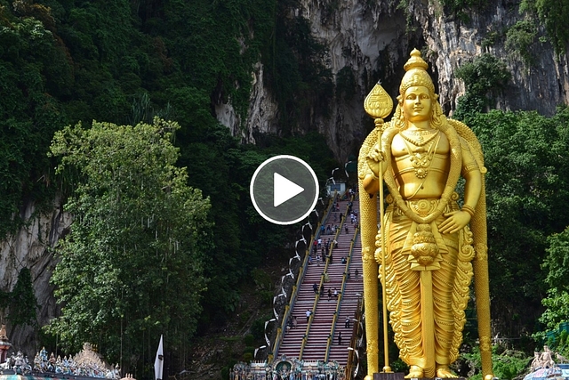 Batu Caves is striking.