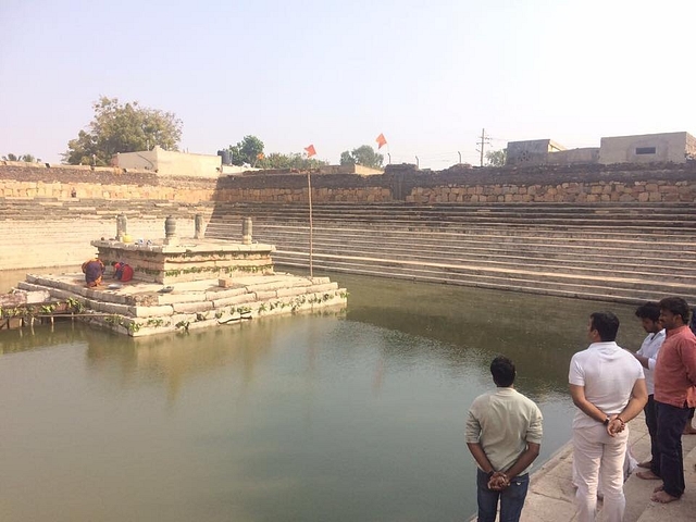 Chakravarthi Sulibele at the cleaned up Koneri Honda