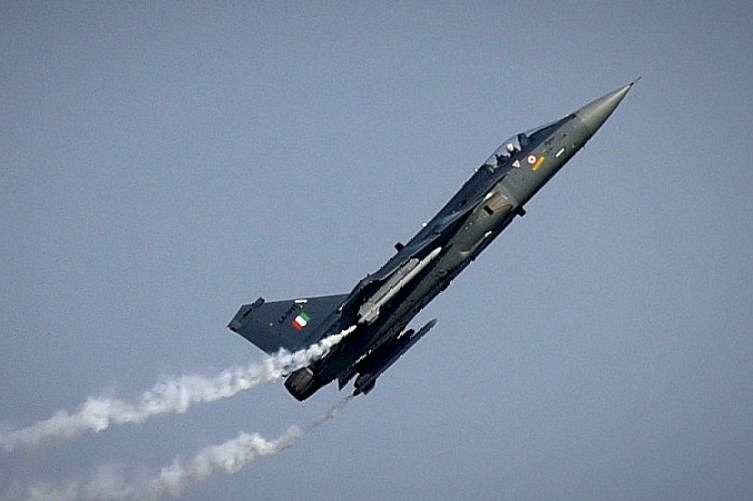 The Tejas Mark -1A Fighter plane. (Raj K Raj/Hindustan Times via Getty Images)