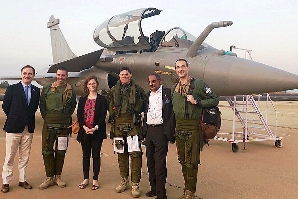 Rafale Jet in Bengaluru’s Yehalanka Air Base (@livefist/Twitter)