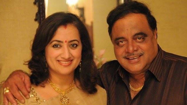 Actress Sumalatha with Ambareesh (pic: twitter)