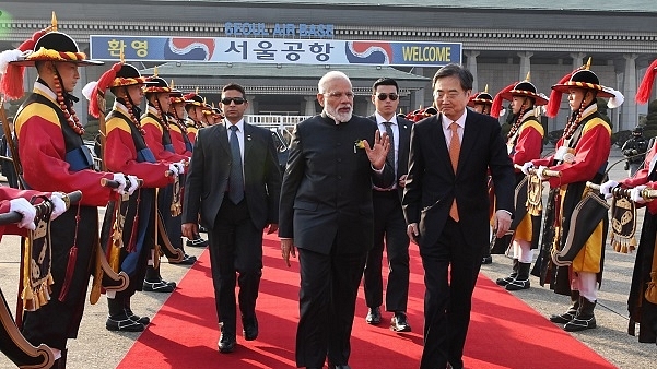 PM Modi in South Korea. (PIB/PMO)