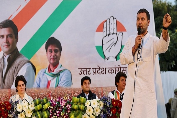 Priyanka Gandhi, Rahul Gandhi and other Congress leaders at the Lucknow rally (Representative Image) (@INCIndia/Twitter)