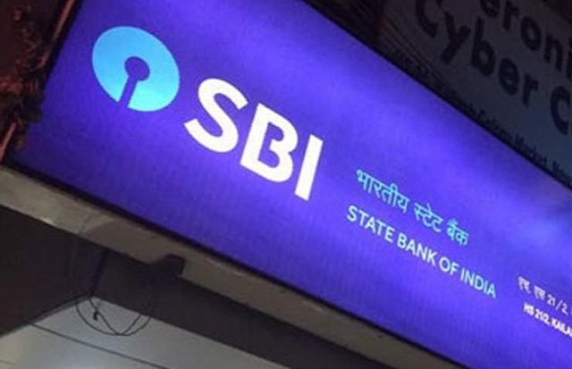 A State Bank of India branch.