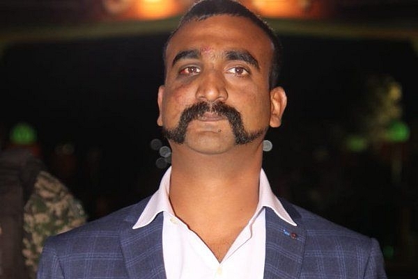 Wing Commander Abhinandan on his return from Pakistan (@ANI/Twitter)&nbsp;