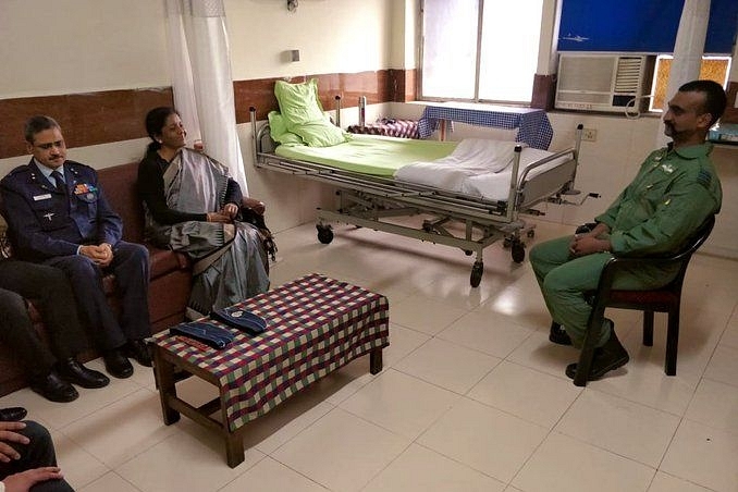 Defence Minister Nirmala Sitharaman Meets Wing Commander Abhinandan A Day After His Return