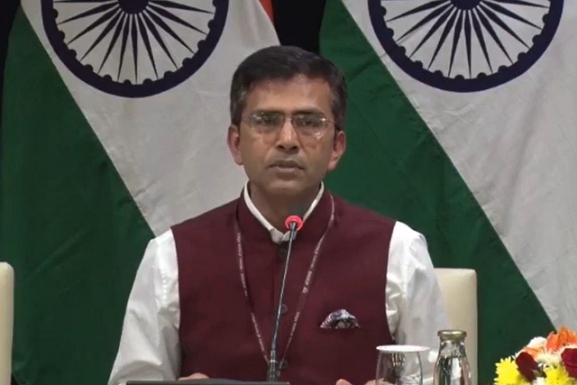 MEA Spokesperson Raveesh Kumar (Photo from @MEAIndia/Twitter)