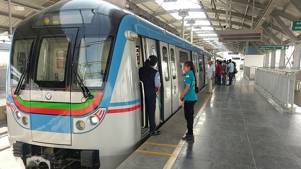 Hyderabad Metro. (Wikimedia Commons)